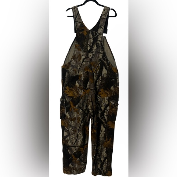 10x Outdoor Bib Overalls Realtree Hardwood 42 Regular Camouflage Hunting - Picture 2 of 14